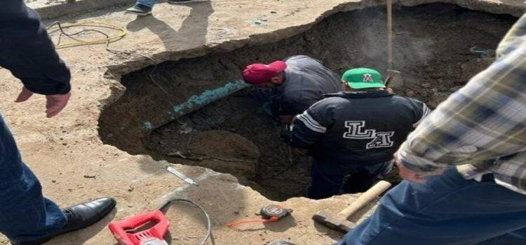 Ya acabo la reparación de la fuga en el acueducto Aguaje-Florido