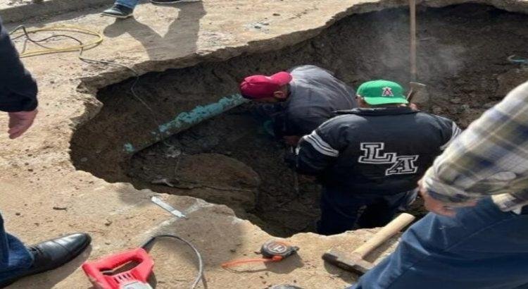 Ya acabo la reparación de la fuga en el acueducto Aguaje-Florido