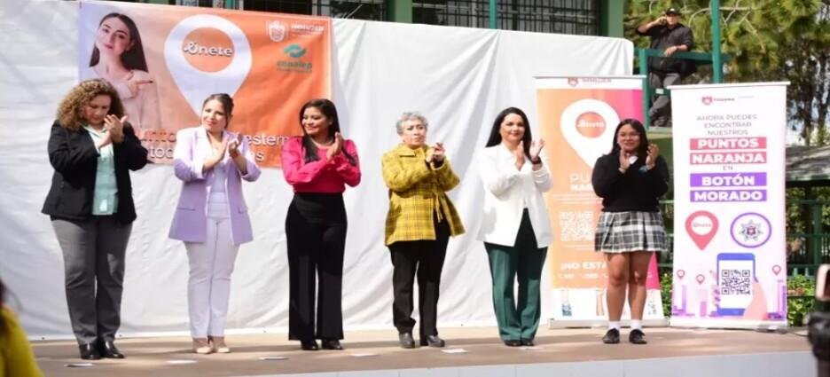 La alcaldesa activo puntos naranja en Conalep Tijuana I y II
