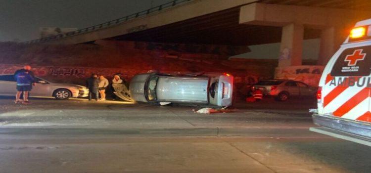 Accidentes viales en la Vía Rápida Poniente y en el entronque con Manuel J Clouthier