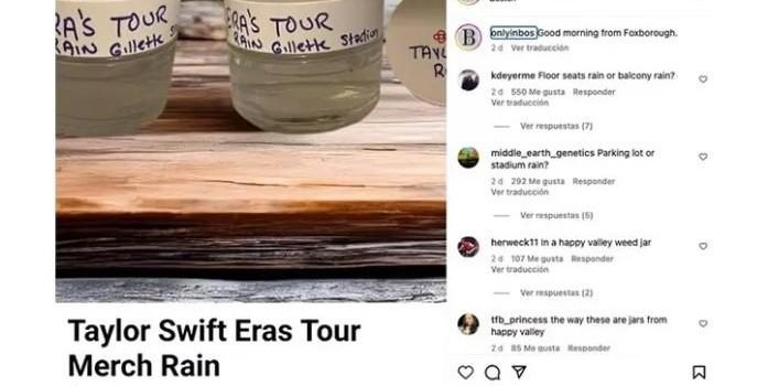 Llévelo, llévelo, el recuerdito del concierto de Taylor Swift