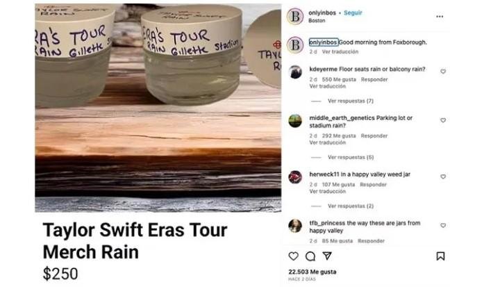 Llévelo, llévelo, el recuerdito del concierto de Taylor Swift