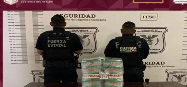 FESC asegura 25 kilogramos de metanfetamina encontrada en una camioneta abandonada