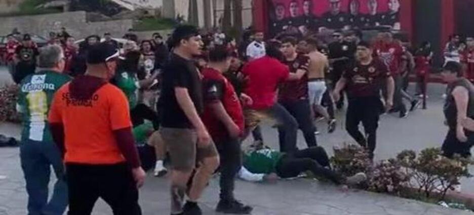 Identificaron a agresores de la pelea en el partido Tijuana vs León