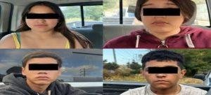 Cuatro menores fueron detenidos por robo a casa habitación