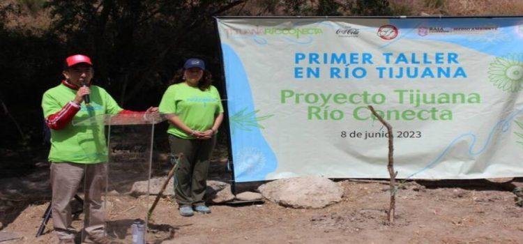 Realizaron la jornada ambiental de siembra de árboles nativos en el Río Tijuana