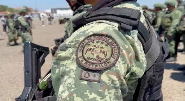 Arriban a Tijuana 200 de las Fuerzas especiales del Ejército Mexicano
