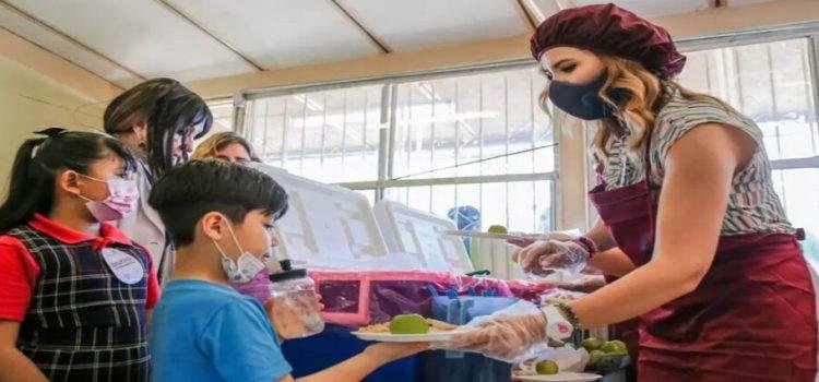 La gobernadora impulsa una alimentación digna para los niños de Baja California