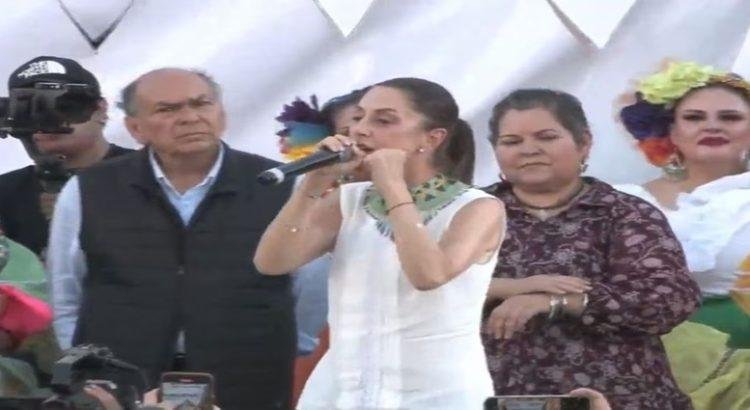 Claudia Sheinbaum desde Mexicali aseguró que la 4T irá por el Plan C