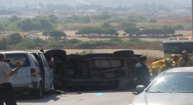 Diez personas resultaron lesionadas en accidente sobre la Vía Rápida Oriente