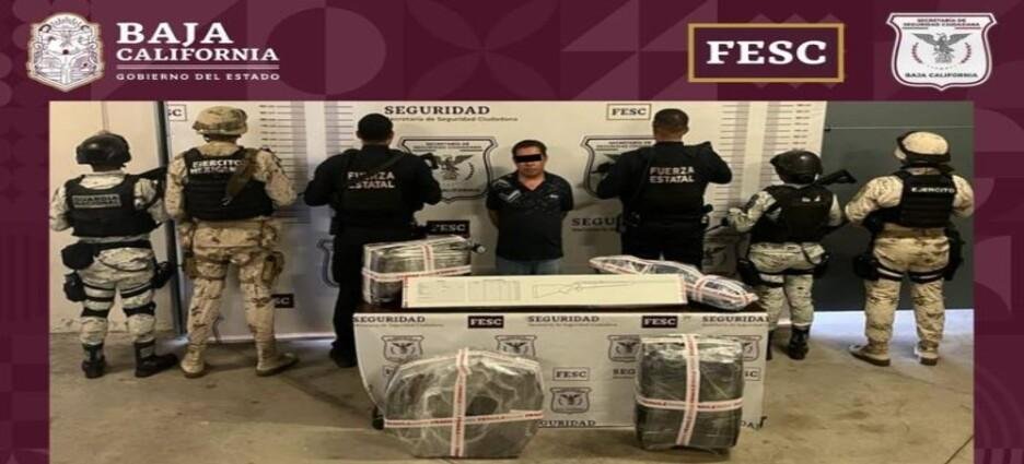 Confiscan 100 kilogramos de drogas en Tijuana