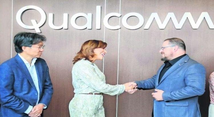 Marina del Pilar se reunió con el director Ejecutivo de Qualcomm
