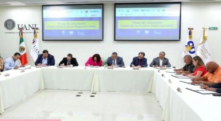 Se firma convenio para Fiesta de la Cultura Regional de la UANL