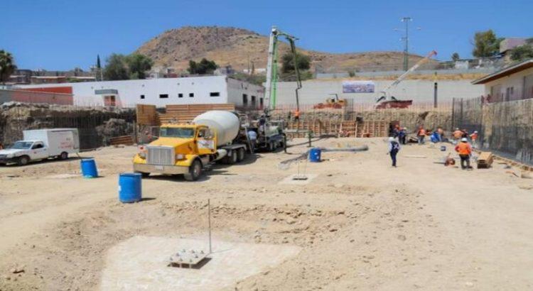 La construcción del Hospital General de la Zona Este de Tijuana esta avanzando