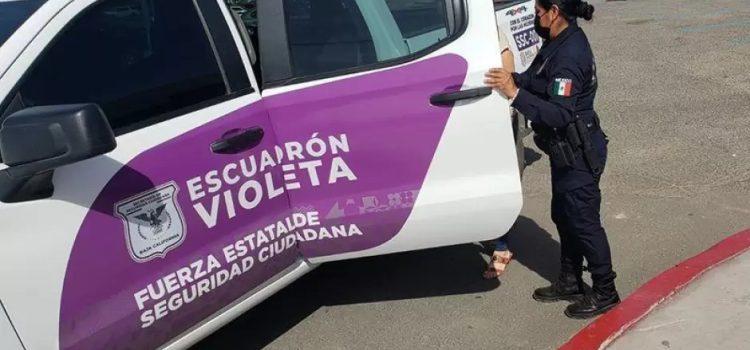 Despliegan operativo del Escuadrón Violeta en Tijuana