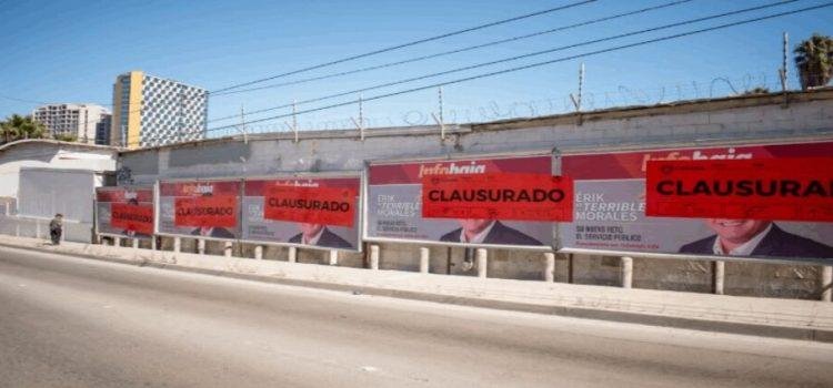 Clausuran publicidad de Erick “El Terrible” Morales por actos anticipados de campaña
