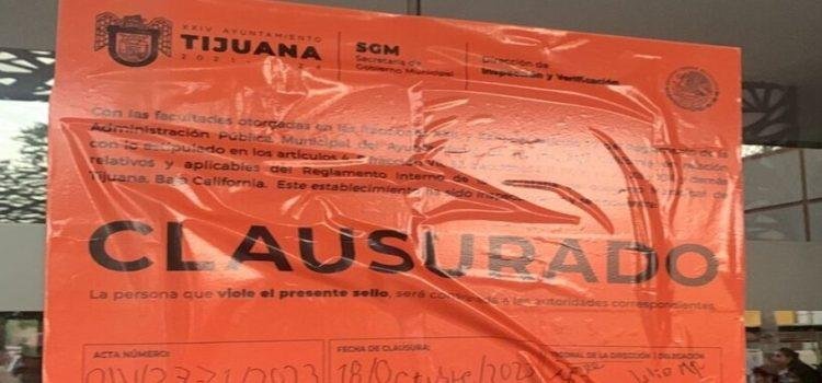 Ayuntamiento clausuró el establecimiento La Candelaria