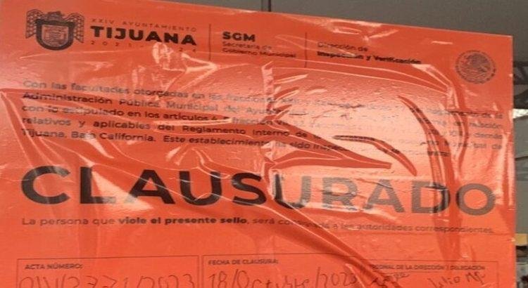 Ayuntamiento clausuró el establecimiento La Candelaria