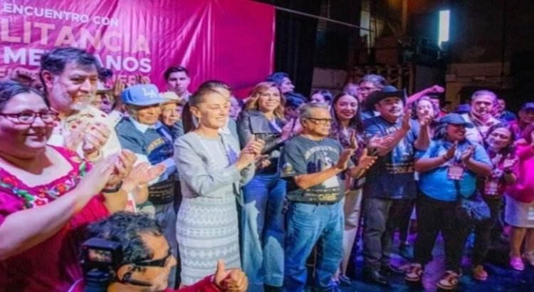 Marina del Pilar acompañó a Claudia Sheinbaum en su gira por Los Ángeles