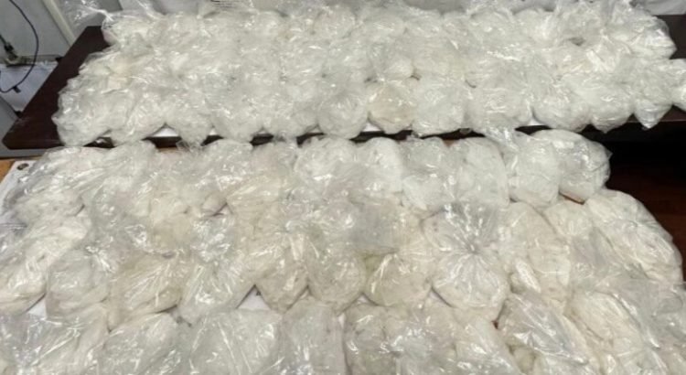 Aseguran en Tijuana cargamento de 166 kilogramos de droga sintética