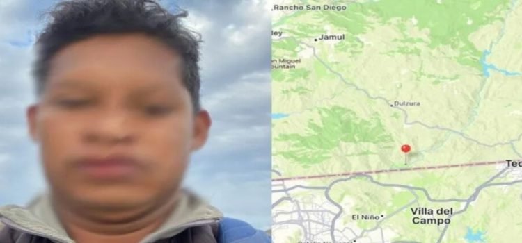 Migrante fue rescatado del monte