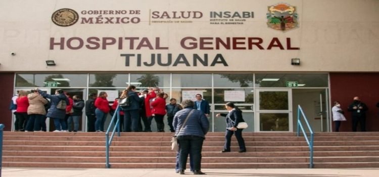 Trabajadores del Hospital General de Tijuana exigen pago de prestaciones