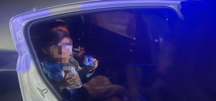 Encuentran a menores que fueron raptados, abandonados en una gasolinera