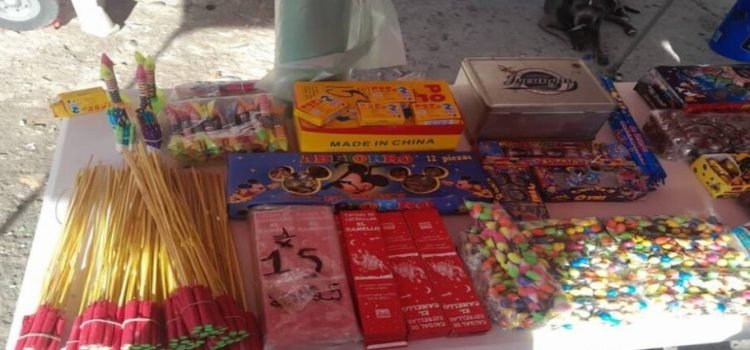 Durante fiestas decembrinas se decomisaron más dos toneladas de pirotecnia
