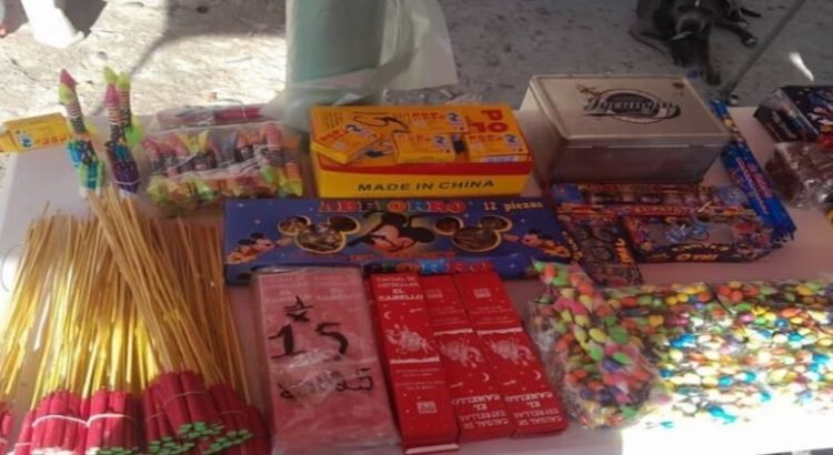 Durante fiestas decembrinas se decomisaron más dos toneladas de pirotecnia