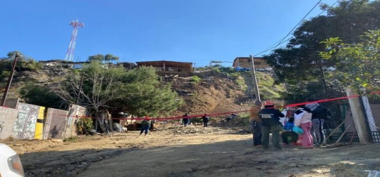 22 personas fueron evacuadas en Rancho Las Flores debido a un deslave