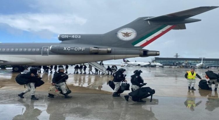 Arriba relevo de 240 efectivos de la Guardia Nacional a Tijuana