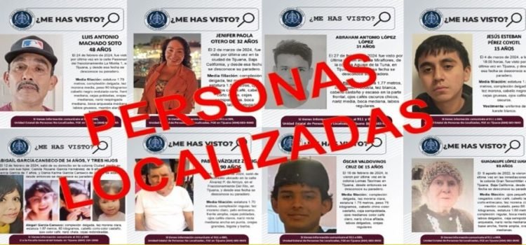 Localizan a once personas reportadas como desaparecidas en Tijuana