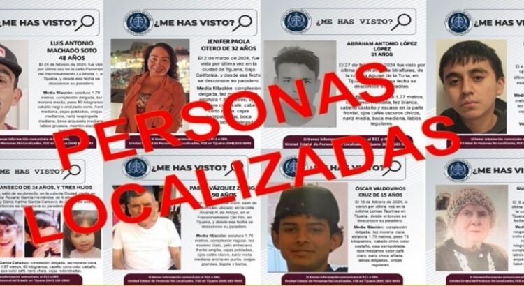 Localizan a once personas reportadas como desaparecidas en Tijuana