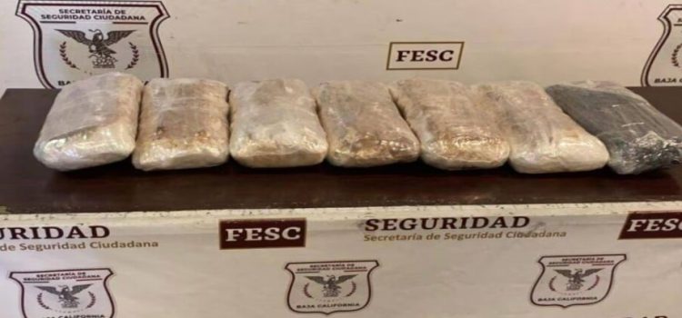 Encuentran más de 27 Kg de metanfetamina en Playas de Tijuana