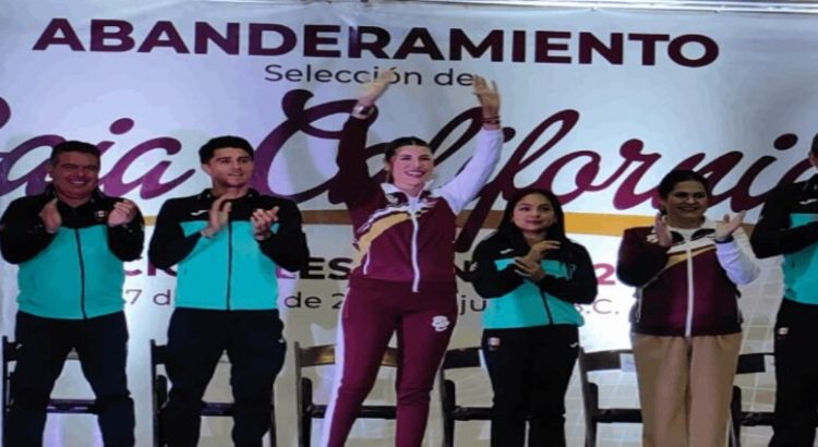 Marina del Pilar abandera a la delegación de atletas para los Nacionales Conade 2024