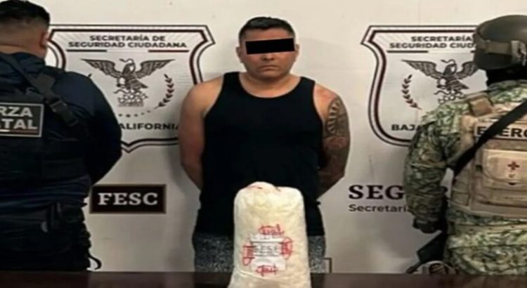 Decomisan 4.5 kilos de metanfetamina en Tijuana