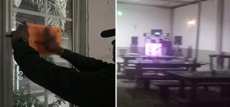 Clausuran salón de eventos por la presencia de 300 menores en fiesta clandestina
