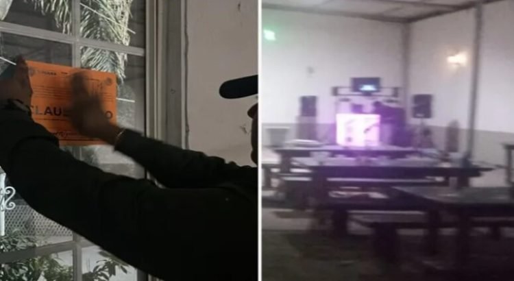 Clausuran salón de eventos por la presencia de 300 menores en fiesta clandestina