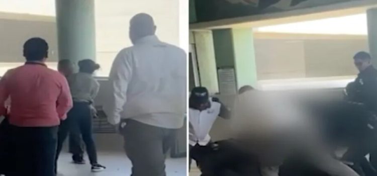 Hombre amenaza con arma blanca a personal de clínica del IMSS