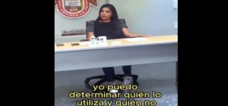 Montserrat Caballero: “Yo decido quién usa elevador”