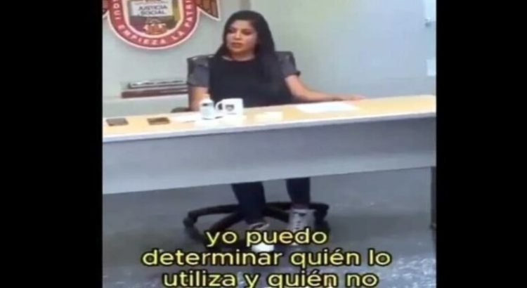 Montserrat Caballero: “Yo decido quién usa elevador”