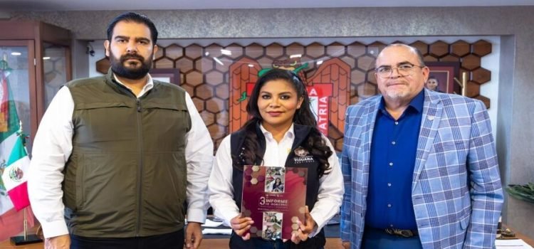 Alcaldesa Montserrat Caballero entrega su tercer informe de gobierno
