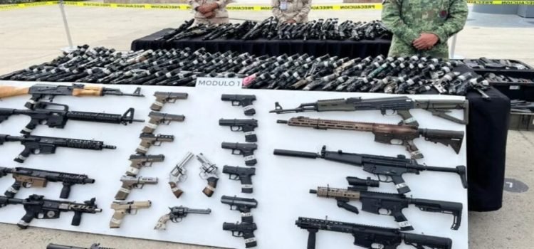 Destruyen más de mil armas decomisadas en Tijuana