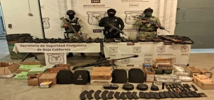 Ejército y GN aseguran 28 mil cartuchos y 26 armas de fuego