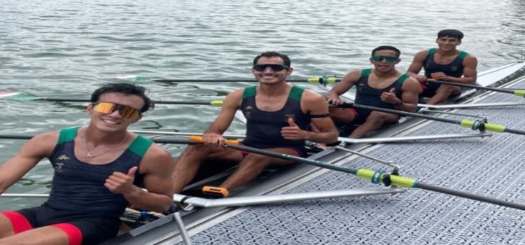 Baja Californiano del equipo de remo se lleva medalla de oro junto en campeonato mundial