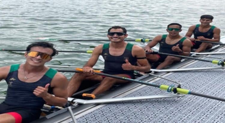 Baja Californiano del equipo de remo se lleva medalla de oro junto en campeonato mundial