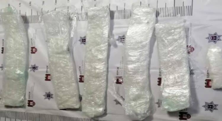 Decomisan en “mula ciega” más de 11 kilos de ‘crystal’