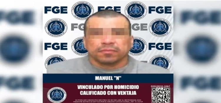 Dan prisión preventiva a hombre por homicidio calificado con ventaja