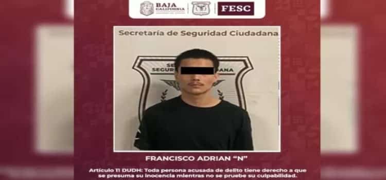 Detienen a homicida norteamericano en Tijuana