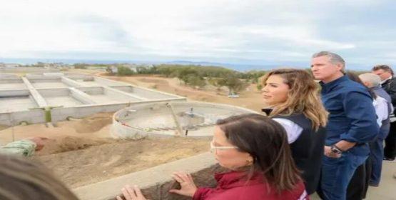 Marina del Pilar y su homólogo de California supervisan obra en planta tratadora de agua